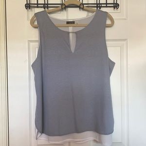 Double-Layer Peephole Blouse